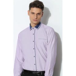 Fioletowa Koszula Darker Collar. Fioletowe koszule męskie marki Born2be. Za 39.99 zł.
