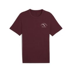 Męska koszulka PUMA Class z grafiką PUMA Ruby Shimmer Red. Czerwone buty sportowe męskie Puma, bez zapięcia, na fitness i siłownię. Za 129.00 zł.