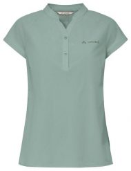 Koszula-bluzka damska Yaras SL Shirt II. Zielone bluzki damskie Vaude, bez wzorów, z materiału, eleganckie, bez kołnierzyka, bez ramiączek. Za 259.00 zł.