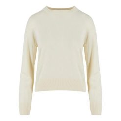 Bluza Damska Dzianinowa Z Okrągłym Dekoltem. Brązowe bluzy damskie Urban Classics, s, bez wzorów, z dzianiny, bez kaptura. Za 120.99 zł.