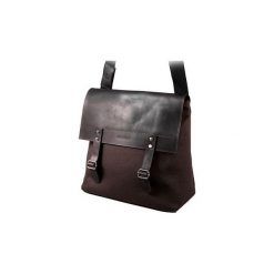 Stylowa torba na ramię z klapą brodrene ml18 brąz + ciemny brąz. Torby na laptopa męskie marki Brødrene. Za 350.00 zł.