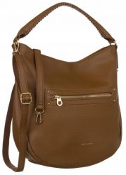 Duża shopperka David Jones CM6763 brązowa. Brązowe torebki do ręki damskie David Jones, bez wzorów, ze skóry ekologicznej, duże, bez dodatków. Za 185.99 zł.