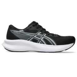 Buty do biegania damskie, Patriot 14. Czarne obuwie sportowe damskie Asics, bez wzorów, z materiału, do biegania. Za 257.99 zł.