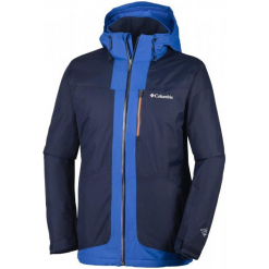 Columbia Kurtka Peyto's Pitch Collegiate Navy Xl. Niebieskie kurtki sportowe męskie Columbia, na zimę, z materiału. W wyprzedaży za 377.00 zł.