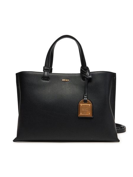 DKNY Torebka R44D1I53 Czarny. Czarne torebki do ręki damskie DKNY, bez wzorów, ze skóry, bez dodatków. Za 809.99 zł.