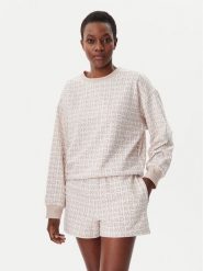 DKNY Piżama YI50040 Beżowy Regular Fit. Brązowe piżamy damskie DKNY, s, bez wzorów, z bawełny, bez ramiączek. Za 349.99 zł.
