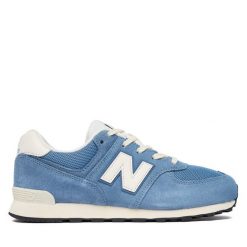 Sneakersy New Balance. Niebieskie trampki i tenisówki chłopięce New Balance, bez wzorów, bez zapięcia. Za 449.99 zł.