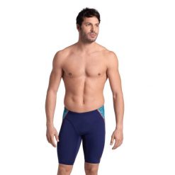 Arena Camo Kikko Jammer – Granatowy/Wodny Multi – Rozmiar 28. Niebieskie kąpielówki męskie Arena, m, bez wzorów, na fitness i siłownię. Za 1,251.61 zł.