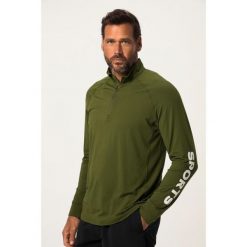Męska Koszulka funkcyjna z długim rękawem FLEXNAMIC® fitness QuickDry. Niebieskie koszulki sportowe męskie JAY-PI, m, bez wzorów, z elastanu, bez kołnierzyka, bez ramiączek, na fitness i siłownię. Za 244.99 zł.