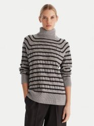 Tommy Hilfiger Golf WW0WW46791 Szary Regular Fit. Szare swetry damskie Tommy Hilfiger, xxs, bez wzorów, z wełny, bez kołnierzyka, bez ramiączek, bez kaptura. Za 649.99 zł.