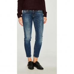 Guess Jeans - Jeansy Beverly. Niebieskie jeansy damskie Guess Jeans. Za 459.90 zł.