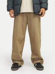 Jack & Jones Junior Spodnie materiałowe Alex 12262926 Brązowy Loose Fit. Brązowe spodnie materiałowe dla chłopców Jack & Jones Junior, bez wzorów, z bawełny. Za 189.99 zł.