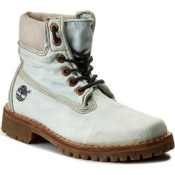 Trapery TIMBERLAND - Ltd Fabric 6 In Lt A1G83 Denim. Niebieskie śniegowce i trapery damskie Timberland, z denimu. W wyprzedaży za 439.00 zł.
