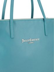 Juicy Couture Torebka BIJXT8692WZC Turkusowy. Niebieskie torebki do ręki damskie Juicy Couture, bez wzorów, z materiału, bez dodatków. Za 439.99 zł.