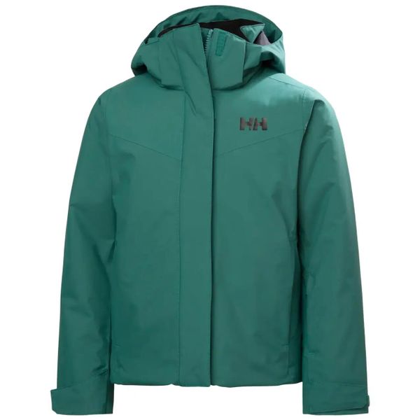 Dziewczęca kurtka narciarska Helly Hansen Icelily. Zielone kurtki i płaszcze dla dziewczynek Helly Hansen, bez wzorów, z materiału, bez kaptura. Za 664.50 zł.