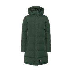 Damska długa kurtka Kari Traa Kyte. Zielone kurtki damskie Kari Traa, bez wzorów, z puchu, bez kaptura, trekkingowe. Za 1,257.50 zł.