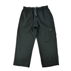 Nike spodnie dresowe męskie Therma-Fit. Czarne spodnie sportowe męskie Nike, l, bez wzorów, z dresówki, do biegania. Za 127.76 zł.