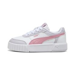 Trenerzy dziewczęcy Puma Carina Mia PS. Białe buty sportowe dziewczęce Puma, bez wzorów, bez zapięcia, trekkingowe. Za 268.00 zł.
