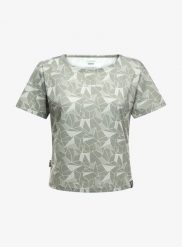 Koszulka wspinaczkowa damska La Sportiva Dimension T-Shirt. Zielone koszulki sportowe damskie La Sportiva, xs, bez wzorów, z bawełny, bez kołnierzyka, bez ramiączek, na fitness i siłownię. Za 269.49 zł.