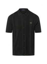 Fred Perry koszula casual Mężczyźni Bawełna zielony, S. Zielone koszule męskie Fred Perry, m, bez wzorów, z bawełny, casualowe, bez kołnierzyka, bez ramiączek. Za 599.95 zł.
