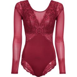 Body bonprix czarno-jeżynowy. Body damskie marki bonprix. Za 59.99 zł.