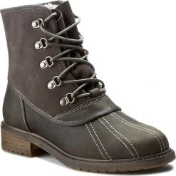 Trapery EMU AUSTRALIA - Utah W11364 Charcoal. Szare śniegowce i trapery damskie marki Emu Australia, z nubiku. W wyprzedaży za 449.00 zł.
