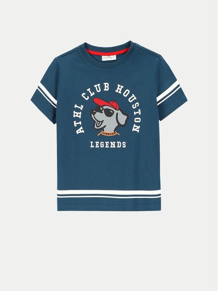 Coccodrillo T-Shirt ZC4143202ABK Niebieski Regular Fit. Niebieskie t-shirty dla chłopców COCCODRILLO, bez wzorów, z bawełny, bez ramiączek. Za 24.99 zł.