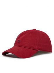 Tommy Hilfiger Czapka z daszkiem Th Flag '85 Soft 6 Panel Cap AM0AM12531 Czerwony. Czerwone rękawiczki męskie Tommy Hilfiger, bez wzorów, z bawełny. Za 169.99 zł.