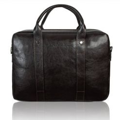 Torba męska skórzana Tizano TM07 czekoladowa. Brązowe torby na ramię męskie TIZANO, z aplikacjami, ze skóry, eleganckie, na ramię, zdobione. Za 434.00 zł.