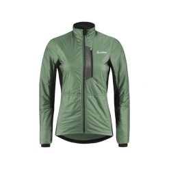 Kurtka izolacyjna dla kobiet Löffler PL60. Zielone kurtki damskie LOFFLER, bez wzorów, rowerowe. Za 972.00 zł.