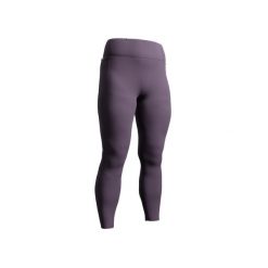 Legginsy do biegania damskie Kiprun Run 500 Warm ocieplane. Fioletowe legginsy damskie KIPRUN, l, bez wzorów, z elastanu, do biegania. Za 139.99 zł.