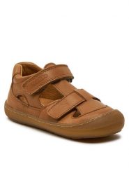 Froddo Sandały Ollie Sandal G2150186-2 S Brązowy. Brązowe sandały chłopięce Froddo, ze skóry, bez zapięcia. Za 199.99 zł.