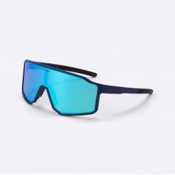 Dziecięce okulary sportowe – kategoria 3 – antypoślizgowe do biegania i na rower. Niebieskie okulary przeciwsłoneczne dla dzieci ROCHEBRIN. Za 274.00 zł.