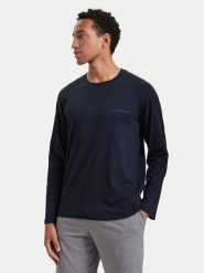 Emporio Armani Underwear Longsleeve EM000382 AF25022 UB102 Granatowy Slim Fit. Niebieskie bluzki z długim rękawem męskie Emporio Armani Underwear, m, bez wzorów, z bawełny, bez kołnierzyka. Za 239.99 zł.