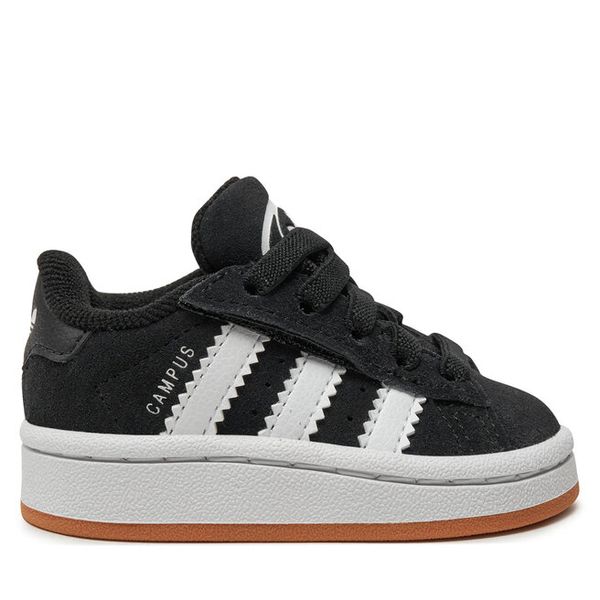 Sneakersy adidas. Czarne trampki i tenisówki chłopięce Adidas, bez wzorów, bez zapięcia. Za 199.99 zł.