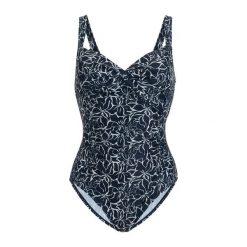 Damski Jednoczęściowy Kostium Kąpielowy Sakari Tummy Control Floral. Niebieskie kostiumy jednoczęściowe damskie Regatta, m, bez wzorów, z elastanu, do pływania. Za 128.99 zł.