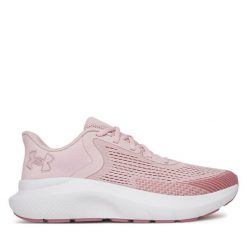 Buty do biegania Under Armour. Czerwone obuwie sportowe damskie Under Armour, bez wzorów, do biegania. Za 249.99 zł.