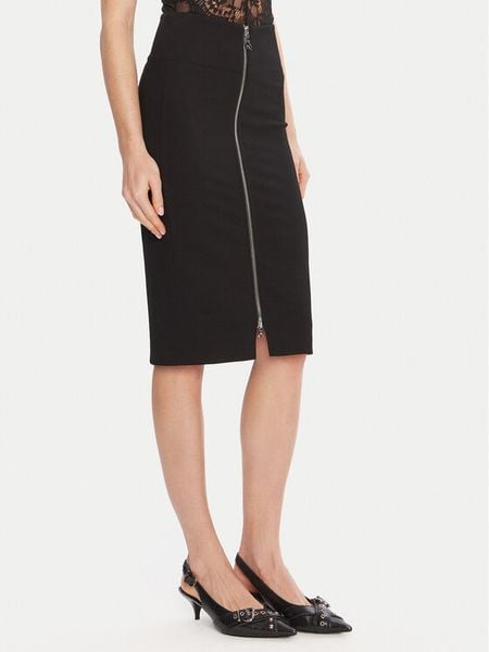 Patrizia Pepe Spódnica ołówkowa 8G0485 A025 Czarny Regular Fit. Czarne spódnice damskie Patrizia Pepe, bez wzorów, z syntetyku, ołówkowe. Za 599.99 zł.