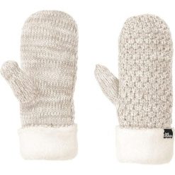 Rękawiczki turystyczne zimowe damskie Jack Wolfskin Highloft Knit Mitten. Brązowe rękawiczki damskie Jack Wolfskin, na zimę, bez wzorów, z poliesteru, sportowe. Za 108.64 zł.