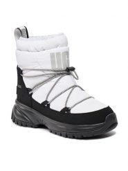 Ugg Śniegowce W Yose Puffer Mid 1131978 Biały. Białe kozaki damskie UGG, z materiału. Za 849.99 zł.