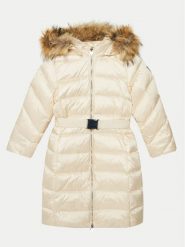 Guess Płaszcz zimowy J4BL18 WGL50 Écru Regular Fit. Kurtki i płaszcze dla dziewczynek Guess, na zimę, z aplikacjami, z syntetyku, bez kaptura. Za 569.99 zł.