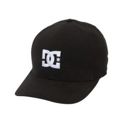 Czapka DC Shoes Cap Star Stretch Fit Hat, Dla obu płci. Czarne czapki i kapelusze męskie DC Shoes, bez wzorów, z bawełny, retro. Za 129.99 zł.