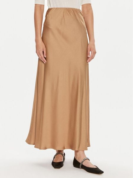 ViCOLO Spódnica maxi TB0342 Brązowy Regular Fit. Brązowe spódnice damskie ViCOLO, s, bez wzorów, z wiskozy, maxi. Za 209.99 zł.