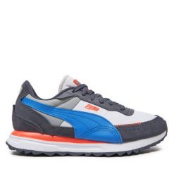 Sneakersy Puma. Niebieskie trampki i tenisówki chłopięce Puma, bez wzorów, bez zapięcia. Za 229.99 zł.