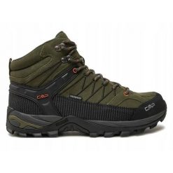 Buty trekkingowe dla mężczyzn Rigel CMP MID. Zielone trekkingi męskie CMP, trekkingowe. Za 350.99 zł.