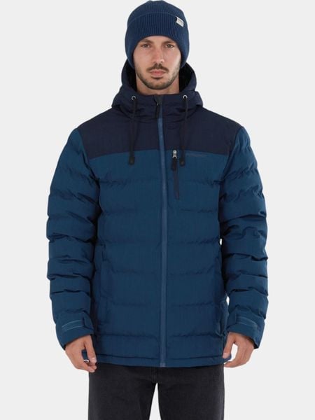 Kurtka przejściowa męska Fundango Passat. Niebieskie kurtki męskie Fundango, l, bez wzorów, z materiału, sportowe, bez kaptura. Za 399.90 zł.