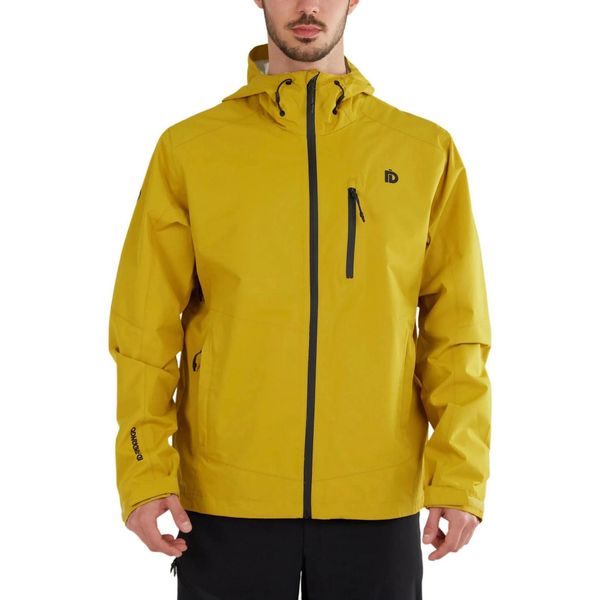 Płaszcz przeciwdeszczowy męski Fundango Piorini Waterproof. Żółte płaszcze męskie Fundango, m, bez wzorów, z poliesteru, bez kaptura. Za 419.90 zł.