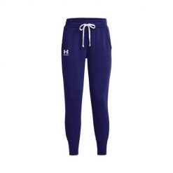 Spodnie sportowe damskie Under Armour Rival Fleece. Białe spodnie dresowe damskie Under Armour, s, bez wzorów, z bawełny, na fitness i siłownię. Za 282.15 zł.
