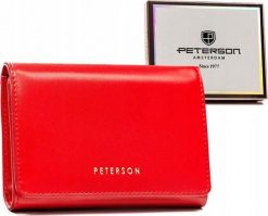 Peterson Portfel damski ze skóry ekologicznej - Peterson NoSize. Portfele damskie Peterson, bez wzorów, ze skóry ekologicznej. Za 176.70 zł.