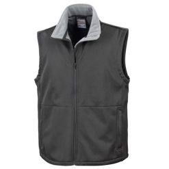 Męska Kurtka Bezrękawnikowa Core Soft Shell. Czarne kurtki męskie RESULT, m, bez wzorów, sportowe, bez kaptura. Za 137.99 zł.